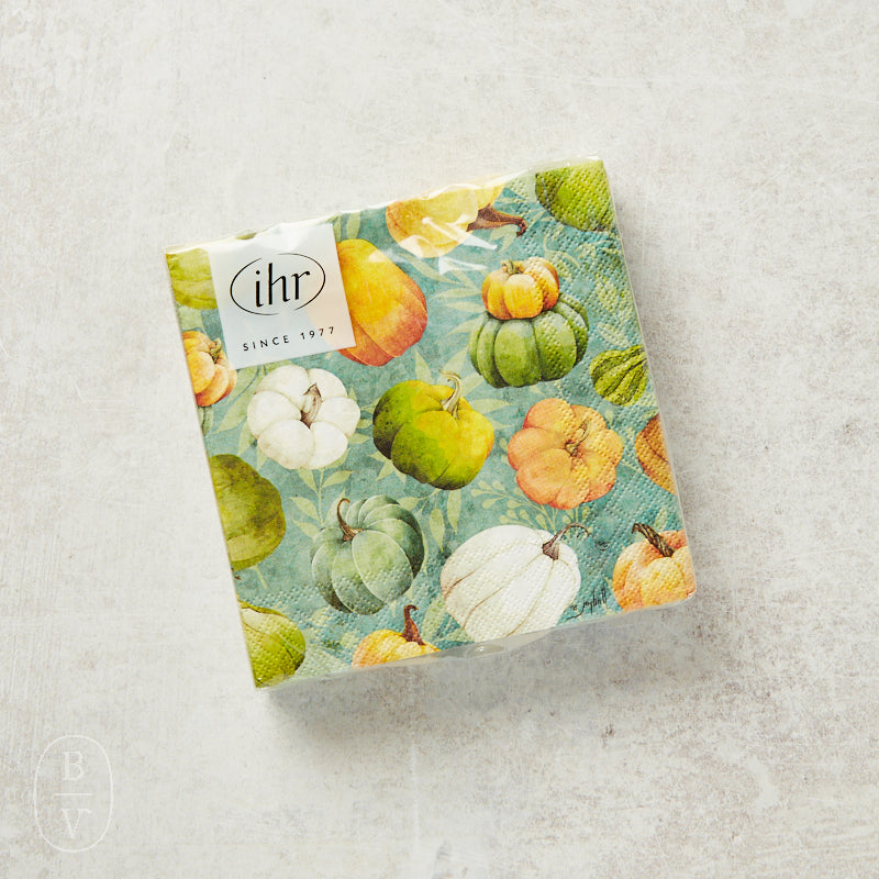 Boston International ROLLING PUMPKINS COCKTAIL NAPKINS