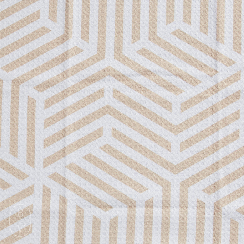 Geometry STACKED CUBES TEA TOWEL