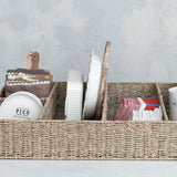 Creative Co-op 5 SECTION SEAGRASS BASKET