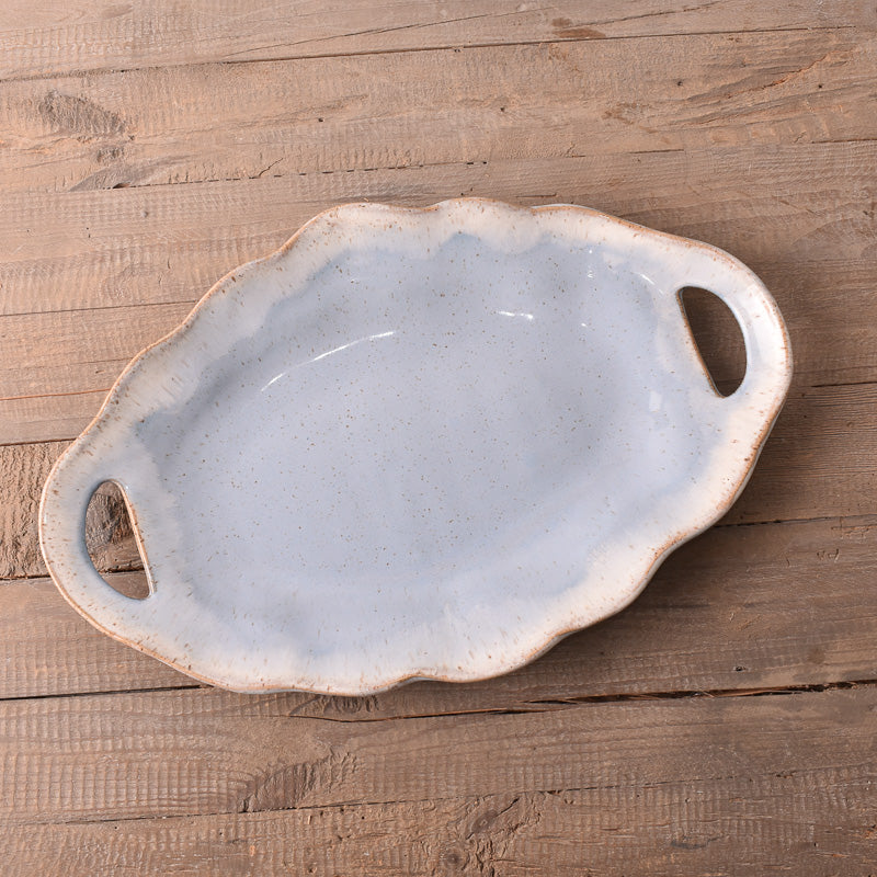 Etta B Pottery CAFE TRAY Wisteria
