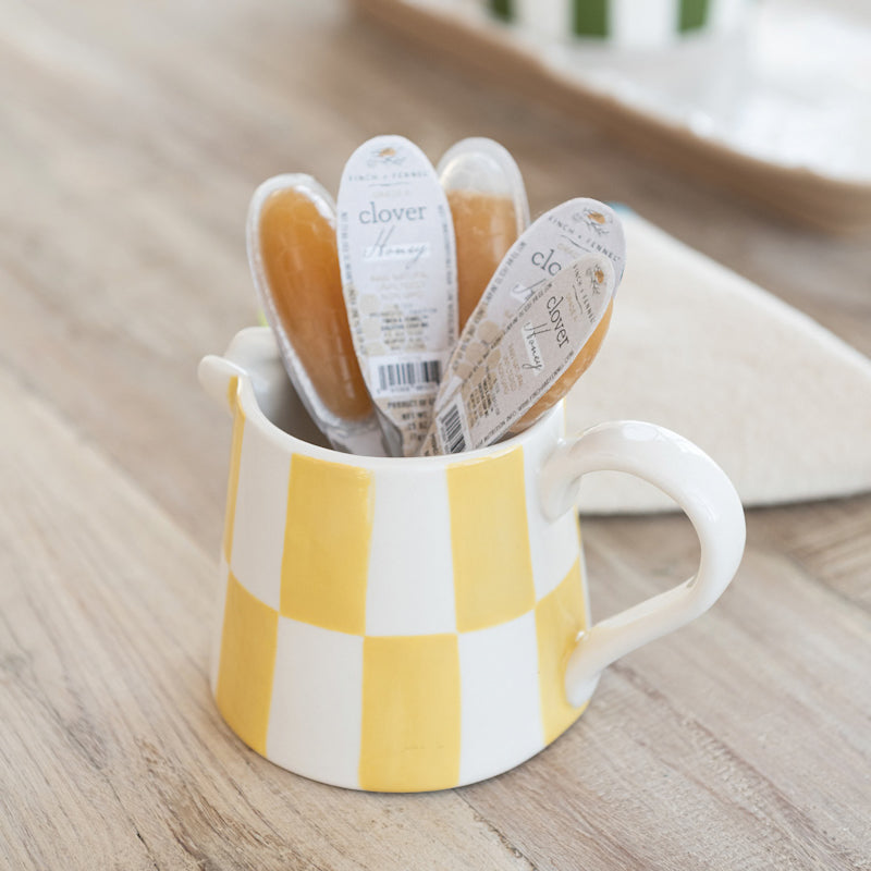 Finch + Fennel GRADE A UNFILTERED CLOVER HONEY FILLED SINGLE USE SPOON