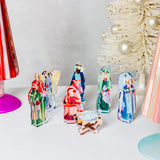 Lauren Dunn ACRYLIC NATIVITY SET