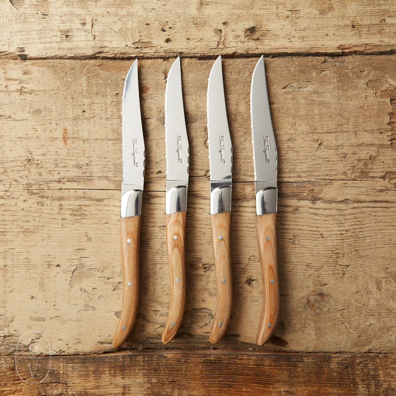 Devine HETRE 4PC STEAK KNIFE SET Beech