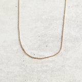 eNewton Design CLASSIC CHOKER BEADED CHAIN NECKLACE Gold