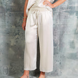 PJ Harlow JOLIE SATIN CAPRI PANT