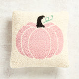 Peking Handicraft PINK PUMPKIN HOOK PILLOW 10x10