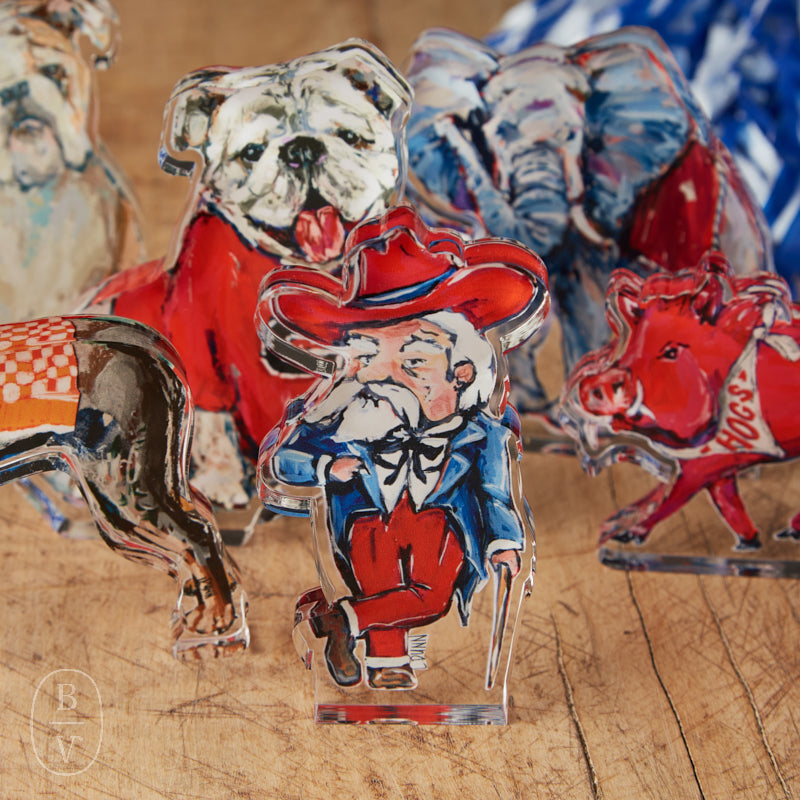 Lauren Dunn GAMEDAY MASCOT ACRYLIC CUTOUT Ole Miss Large