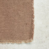 Deborah Rhodes WASHED FRINGE EDGE LINEN NAPKIN Slate 21