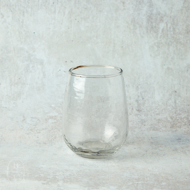 Karma Gifts CATALINA STEMLESS WINE GLASS Clear