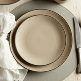 Casafina by Costa Nova STACKED ORGANIC SALAD PLATE Cremini