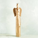 Creative Co-op HAND CARVED MANGO WOOD ANGEL Folded Hands