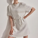 Varley MAPLE DRESS Ivory Marl