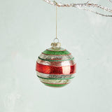 STRIPED CHRISTMAS ORNAMENT