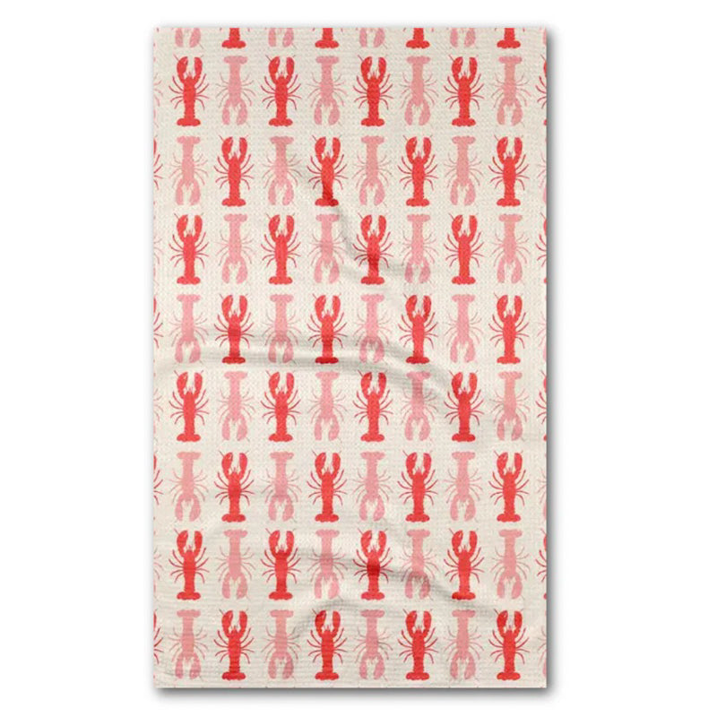 Geometry LOBSTER STRIPE TEA TOWEL