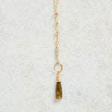 Darby Drake Jewelry and Design LONG NECKLACE WITH GEMSTONE - NCCGM394