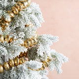 Creative Co-op HAMMERED METAL BALL GARLAND