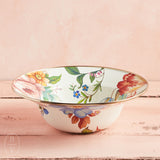 MacKenzie-Childs SERVING BOWL White Flower Market 12