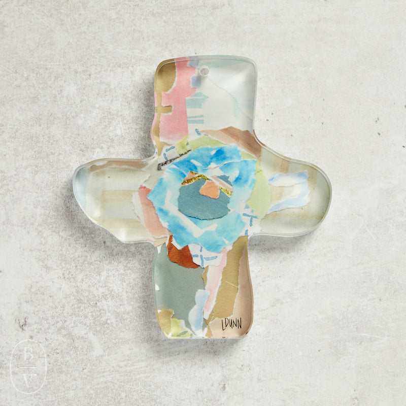 Lauren Dunn ACRYLIC EVERLASTING LOVE CROSS Neutral