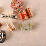 FORGET ME NOT CLAW HAIR CLIP
