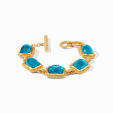 Julie Vos CHEVAL STONE BRACELET Iridescent London Blue