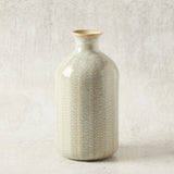 Creative Co-op EMBOSSED STONEWARE VASE Grey 7