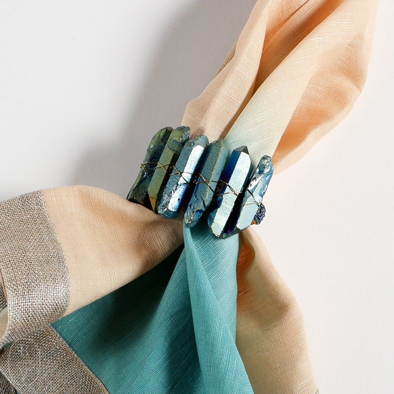Kim Seybert RADIANT NAPKIN RING Midnight