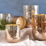 CRACKLE GLASS CANDLE