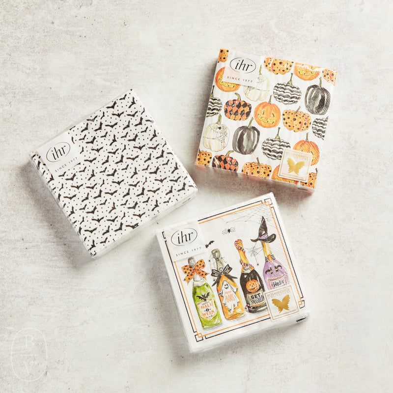 Boston International HALLOWEEN PUMPKIN PATTERN COCKTAIL NAPKIN
