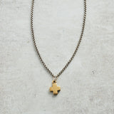 CV Designs BLOCK CROSS NECKLACE - CVNCROSS