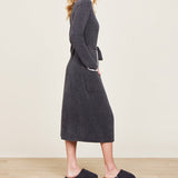 Barefoot Dreams COZYCHIC LITE CONTRAST RIBBED ROBE