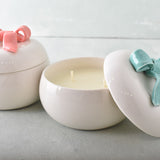Illume CERAMIC BOW CANDLE