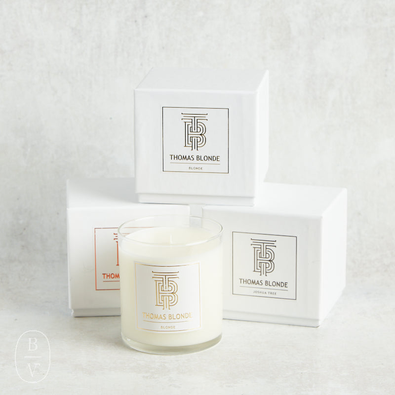 Thomas Blonde GLASS CANDLE