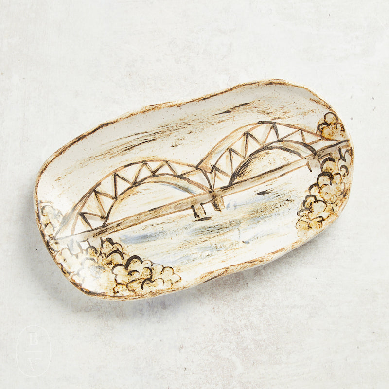 Etta B Pottery MEMPHIS BRIDGE TRAY