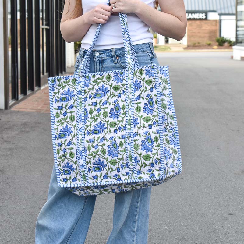 Queens Designs REGULAR QUILTED TOTE BAG