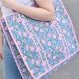 Queens Designs REGULAR QUILTED TOTE BAG