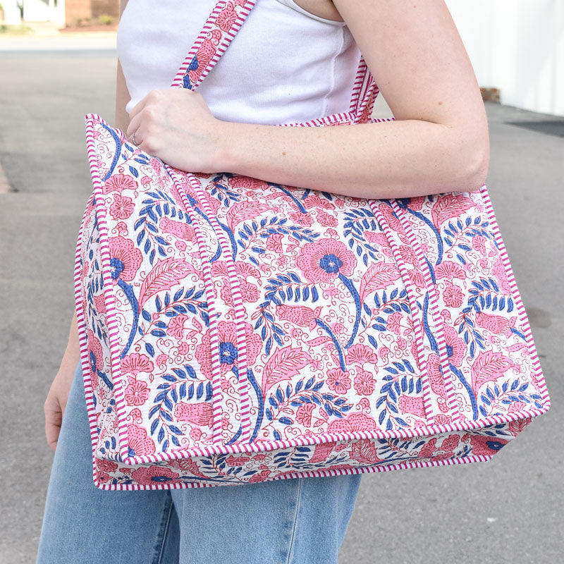 Queens Designs REGULAR QUILTED TOTE BAG