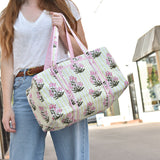 QUILTED DUFFEL BAG