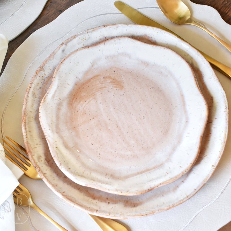 Etta B Pottery SCALLOPED SALAD PLATE