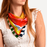Mimi Miller Art ZEBRA SCARF