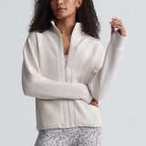 Varley TAYAH ZIP THROUGH MIDLAYER Silver Grey