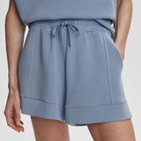 Varley ATRIUM HIGH RISE SHORT 4.5 SALE Rain Blue XXS