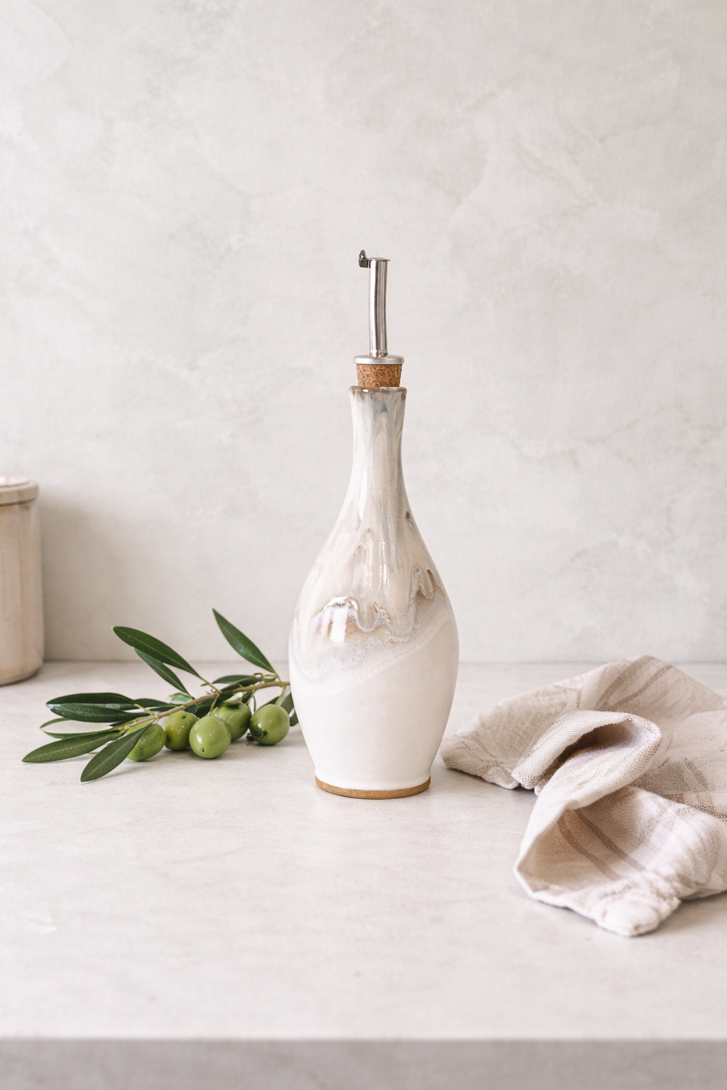Etta B Pottery OIL BOTTLE