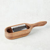 Bloomingville ACACIA WOOD STAINLESS STEEL GRATER