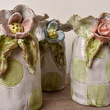 Dixie Pottery SAK VASE 1 FLOWER DESIGN 7x6 JULY 2026 DROP
