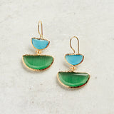 Virtue THE REGINA EARRINGS Turquoise Kelly