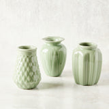 Bloomingville JADE STONEWARE VASE