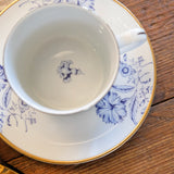 Pickard China PICKARD CHARLOTTE MOSS SOUTH HAMPTON TEACUP SAUCER