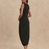 Varley BEESLEY STITCH KNIT MIDI DRESS
