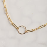 Ellen Hays Jewelry SINGLE RING CHAIN N2090 NECKLACE