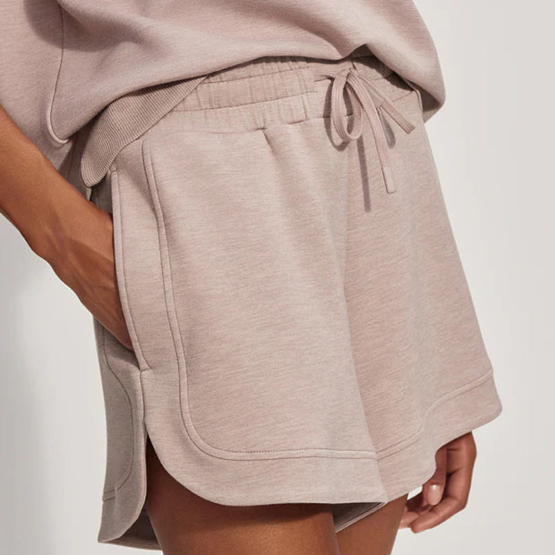 Varley OLLIE HIGH RISE SHORT 3.5 SALE Taupe Marl